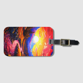 Etiqueta De Bagagem Ai Sunset