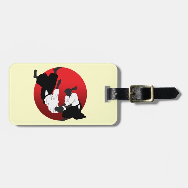 Etiqueta De Bagagem Aikido (Frente Horizontal)