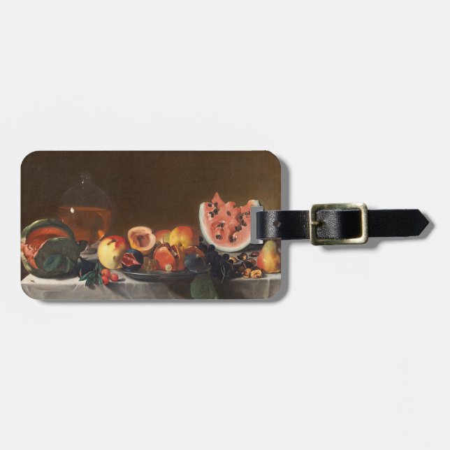 Etiqueta De Bagagem Ainda vida com melancias e carafe (Frente Horizontal)