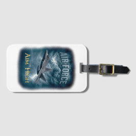 Etiqueta De Bagagem Air Force Aim High