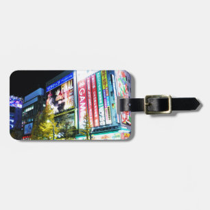 Etiqueta De Bagagem Akihabara (cidade elétrica) em Tokyo, Japão