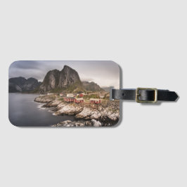 Etiqueta De Bagagem Aldeia de Pesca Lofoten Hamnoya