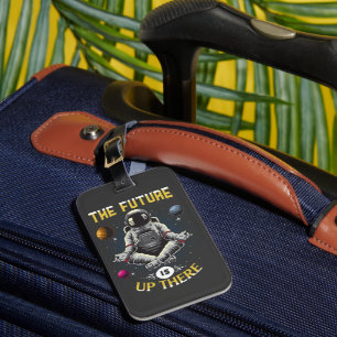 Etiqueta De Bagagem Além das fronteiras: O futuro está lá em cima - As