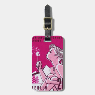 Etiqueta De Bagagem Alemão de Alemanha do vintage