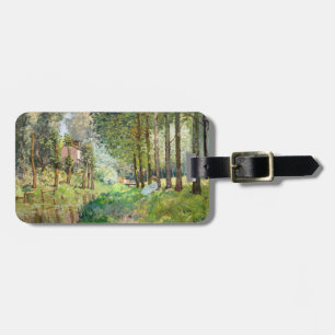 Etiqueta De Bagagem Alfred Sisley - Descanse ao longo da Corrente