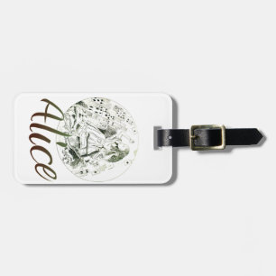 Etiqueta De Bagagem Alice no país das maravilhas