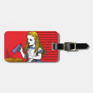 Etiqueta De Bagagem Alice no País das Maravilhas