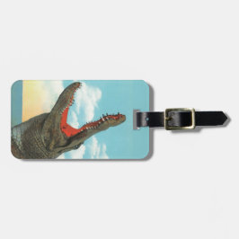 Etiqueta De Bagagem Alligator Chop 2-sided