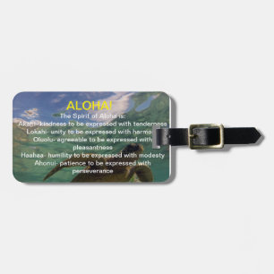 Etiqueta De Bagagem Aloha Hawaii Honu