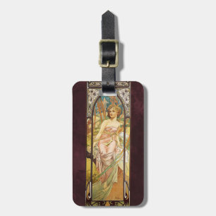 Etiqueta De Bagagem Alphonse Mucha, Awakening da Manhã