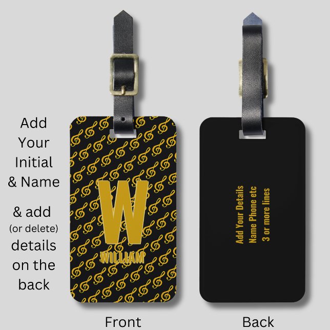 Etiqueta De Bagagem Alterar Inicial, Adicionar (excluir) Nome, Árvore  (Criador carregado)