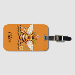 Etiqueta De Bagagem Always be your own Queen Bee. Personalized