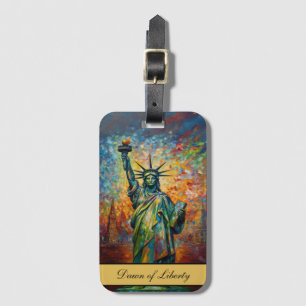 Etiqueta De Bagagem Amanhecer da liberdade, costume