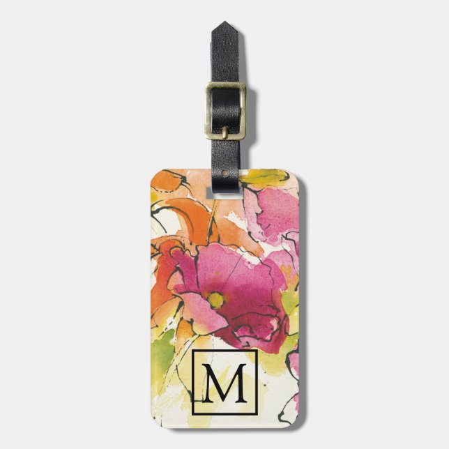 Etiqueta De Bagagem Ameixa de Pattys (Frente Vertical)