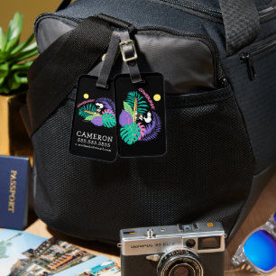 Etiqueta De Bagagem Amendoins Cowabunga Snoopy