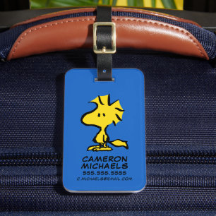 Etiqueta De Bagagem Amendoins Floresta Amiga de Snoopy
