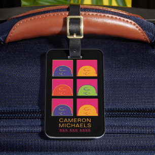 Etiqueta De Bagagem Amendoins   Pop de arte moderna é Charlie Brown