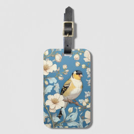 Etiqueta De Bagagem American Goldfinch William Morris Inspired