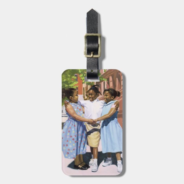 Etiqueta De Bagagem Amigos 2001 (Frente Vertical)