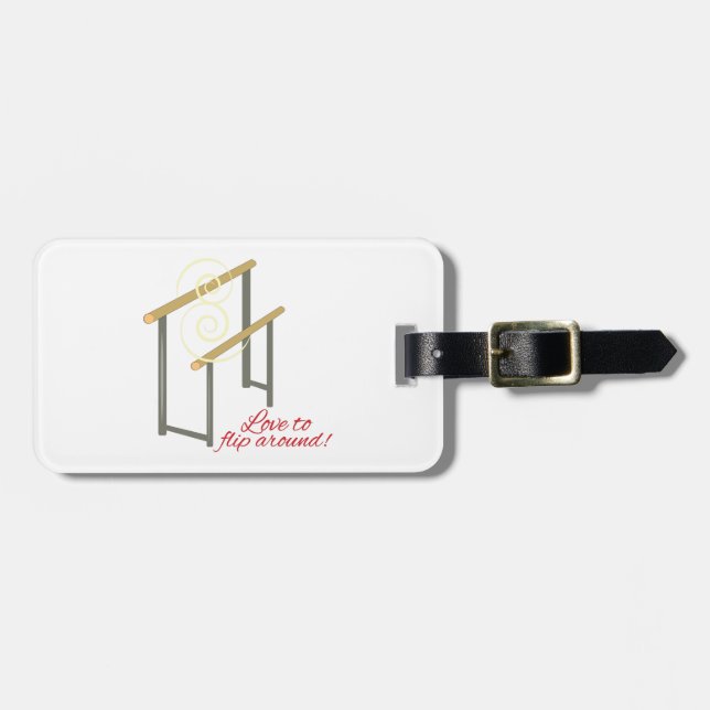 Etiqueta De Bagagem Amor a lançar (Frente Horizontal)