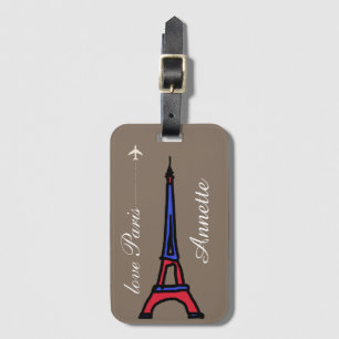 Etiqueta De Bagagem amor Paris