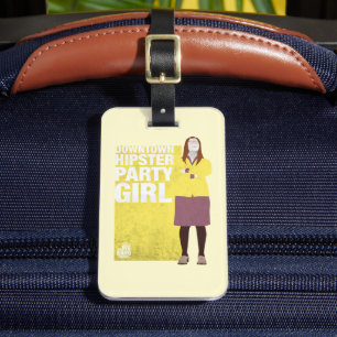 Etiqueta De Bagagem Amy CENTRO HIPSTER