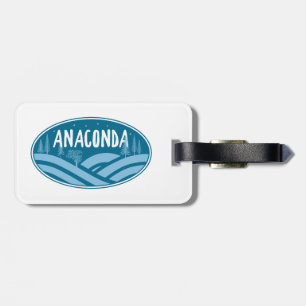 Etiqueta De Bagagem Anaconda Montana ao ar livre