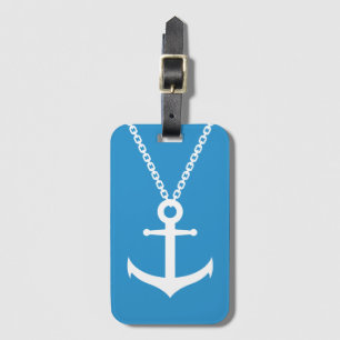 Etiqueta De Bagagem Âncora encadeada