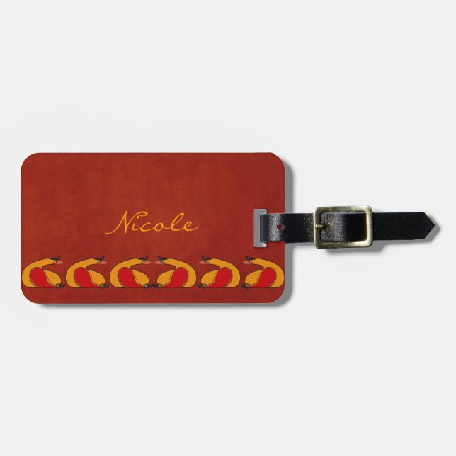 Etiqueta De Bagagem Andean Lazy Bird (Frente Horizontal)