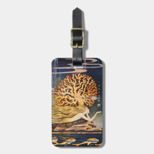 Etiqueta De Bagagem Andersen: Desenho pequeno da sereia