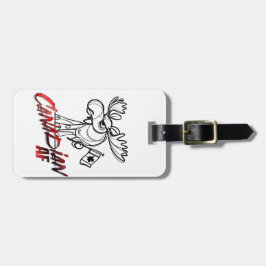 Etiqueta De Bagagem Angry Moose Canadian AF