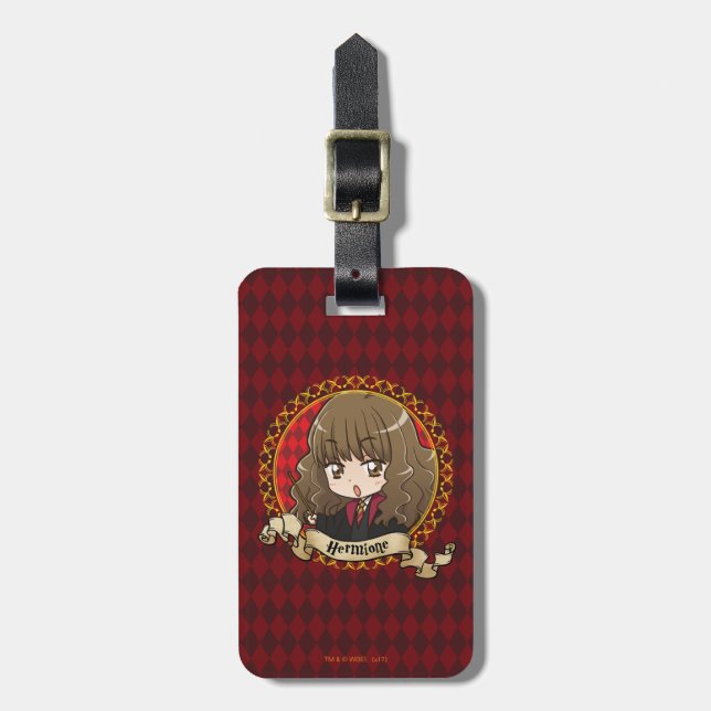 Etiqueta De Bagagem Anime Hermione Granger (Frente Vertical)