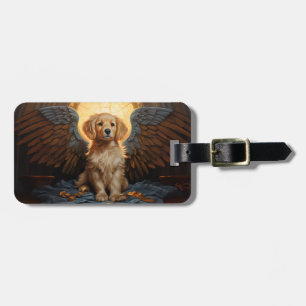 Etiqueta De Bagagem Anjo do ouro Retriever