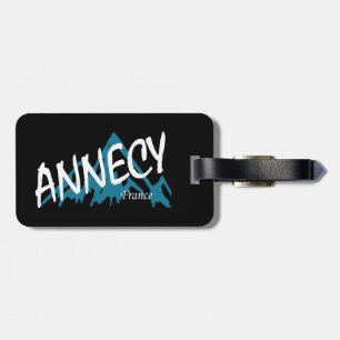 Etiqueta De Bagagem Annecy France Mountain