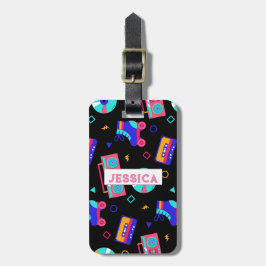 Etiqueta De Bagagem anos 80 Retropersonalizável