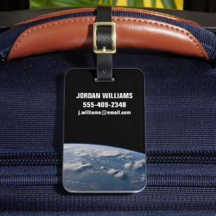 Etiqueta De Bagagem Antilhas Da Terra Na Bacia Do Sul.