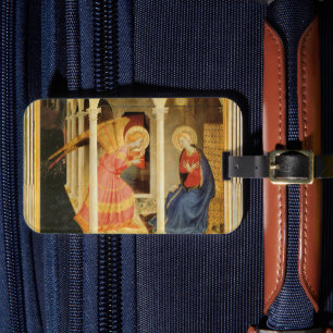 Etiqueta De Bagagem Anunciação por Fra Angelico, Arte Fino Renascentis
