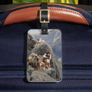 Etiqueta De Bagagem Apache Warriors: Escorregada pela Cavalaria Americ