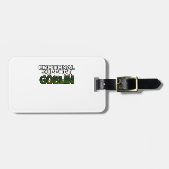 Etiqueta De Bagagem Apoie o Goblin Clássico (Frente Horizontal)