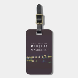 Etiqueta De Bagagem Aprecie sempre as maravilhas do