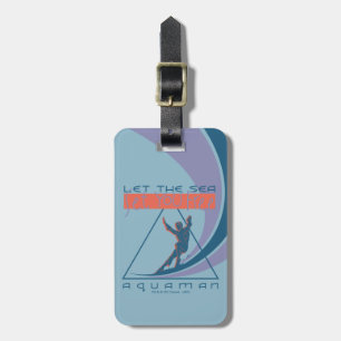 Etiqueta De Bagagem Aquaman Deixe O Mar Libertá-Lo