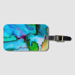 Etiqueta De Bagagem Aquarela