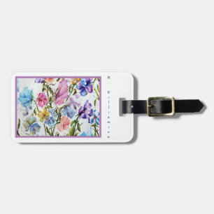 Etiqueta De Bagagem Aquarelas Whimsic