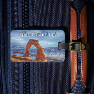 Etiqueta De Bagagem Arches National Park Souvenir Tag