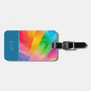 Etiqueta De Bagagem arco-íris colorido lgbtq