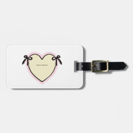 Etiqueta De Bagagem Arcos Dingus e Bag de Tote Personalizada do Coraçã