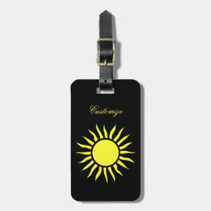 Etiqueta De Bagagem Ardência Sun Thunder_Cove