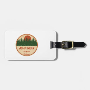 Etiqueta De Bagagem Área Selvagem John Muir Califórnia
