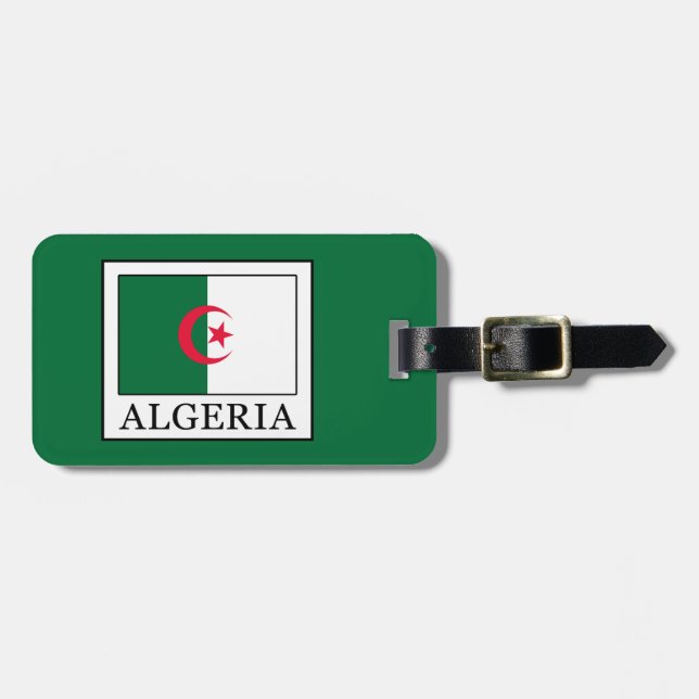 Etiqueta De Bagagem Argélia (Frente Horizontal)