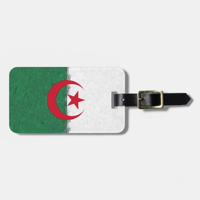 Etiqueta De Bagagem Argélia (Frente Horizontal)